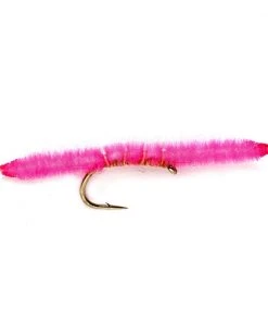 Fulling Mill Vernille San Juan Worm Pink Shop Flies