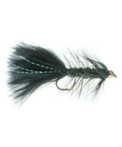 Umpqua Gold Bead Wooly Bugger Peacock & Grizzly