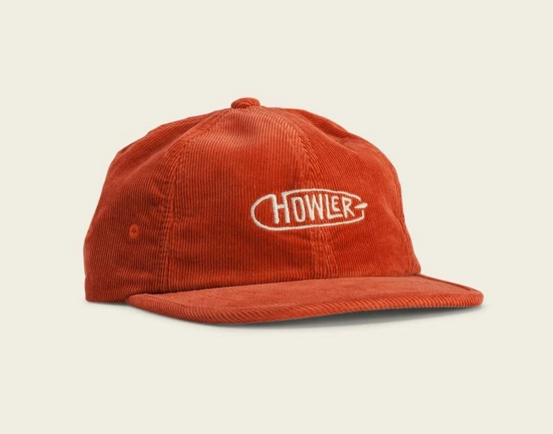 Howler Brothers Hats Howler Bros. Single Fin Strapback - Toasted Orange Corduroy 3 Howler Brothers Hats Howler Bros. Single Fin Strapback - Toasted Orange Corduroy