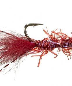 MFC Rowley's BB Micro Leech - Red Shop Flies