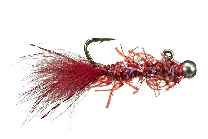 MFC Rowley's BB Micro Leech - Red Shop Flies 3 MFC Rowley's BB Micro Leech - Red Shop Flies
