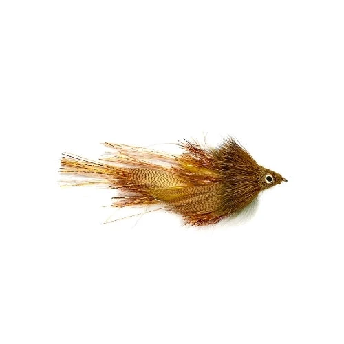 Fulling Mill Shop Flies Mini Drunk And Disorderly - Olive/Gold - 4 3 Fulling Mill Shop Flies Mini Drunk And Disorderly - Olive/Gold - 4