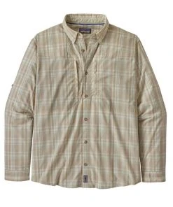Patagonia Long-Sleeved Sun Stretch Shirt - Pumice