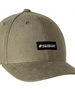 Fly Fish Food Sage 6-Panel Logo Hat - Olive Hats