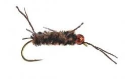 Umpqua Jig Rubberlegs Stone - Coffee & Black Shop Flies
