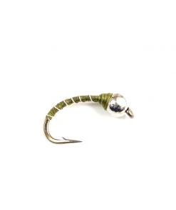 Fulling Mill Shop Flies Olive Zebra Midge (TBH)