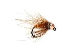 Fulling Mill Callies Jiggable Caddis Brown Shop Flies