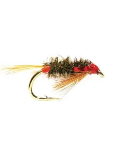 Fulling Mill Shop Flies 3D Diawl Bach - Red