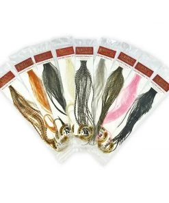 Whiting 100 Pack Dry Fly Hackle - Medium Dun - 12