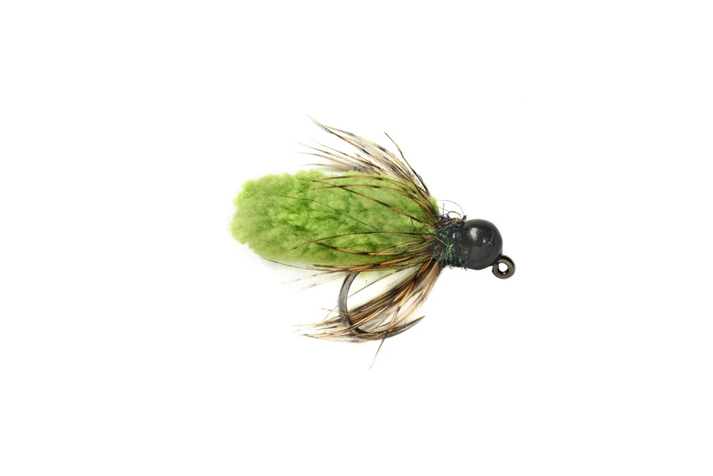 Fulling Mill Shop Flies Tungsten Bomb Mop Fly Chartreuse - 14 3 Fulling Mill Shop Flies Tungsten Bomb Mop Fly Chartreuse - 14