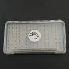 Adamsbuilt FLY FISH FOOD LOGO FLY BOX, CLEAR SINGLE SIDED - X-LARGE WITH EASY GRIP FOAM