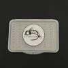 Adamsbuilt FLY FISH FOOD LOGO FLY BOX, SUPER SLIM - EASY GRIP FOAM - X-SMALL
