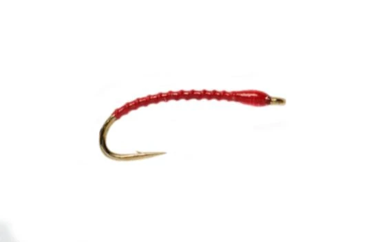Fulling Mill Boroff's Anneworm - Red Shop Flies 3 Fulling Mill Boroff's Anneworm - Red Shop Flies