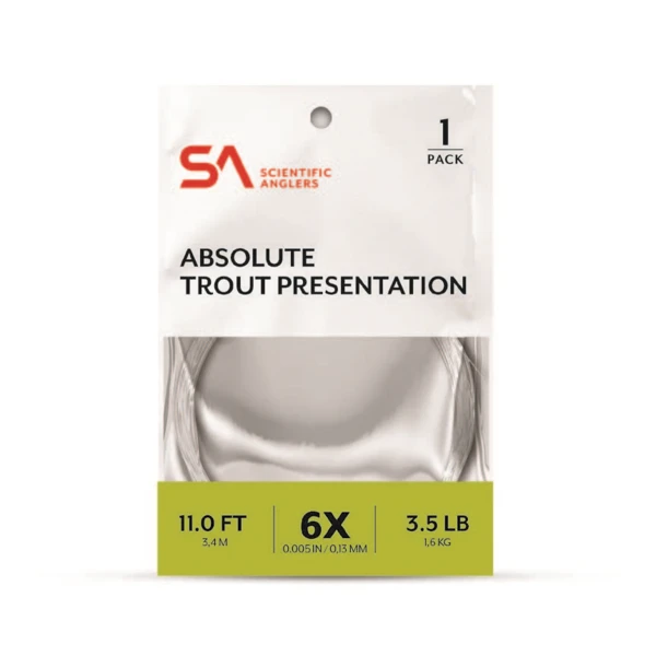 Tippet Leader & Accessories Scientific Anglers Absolute Trout Presentation Leader 3 Tippet Leader & Accessories Scientific Anglers Absolute Trout Presentation Leader