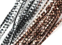 Hareline Boothe's Barred Matrix Fly Fiber Synthetic Fibers & Flash