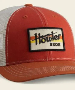 Howler Brothers Howler Bros Standard Hats - Howler Electric Stripe: Brick/Stone