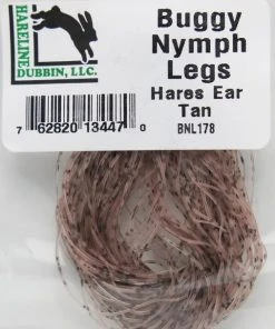 Hareline Synthetic Fibers & Flash Buggy Nymph Legs