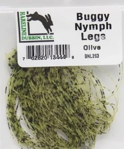 Hareline Synthetic Fibers & Flash Buggy Nymph Legs