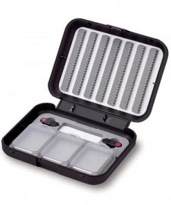 Angler Sport Group Fly Boxes C&F Design Small 7-Row Fly Box With Ultra Midge Size Threaders