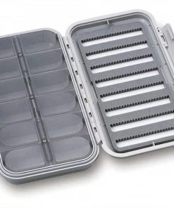 Angler Sport Group C&F Design Large 8-Row Waterproof Fly Box With 12 Compartments Fly Boxes