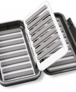 Angler Sport Group Fly Boxes C&F Design Large 16-Row Waterproof Fly Box With Flip Page