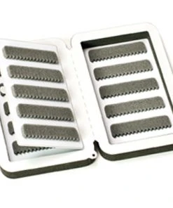 Angler Sport Group Fly Boxes C&F Design Super-Small 10-Row Ultra-Lite Fly Box With Flip Page