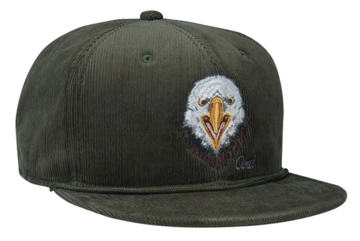 Coal Wilderness Corduroy Snapback Cap - Olive 3 Coal Wilderness Corduroy Snapback Cap - Olive