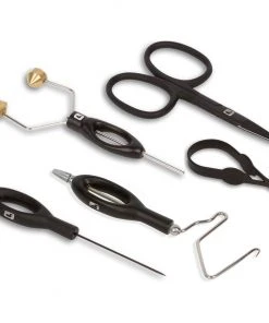 Loon Core Fly Tying Tool Kit - Black Tools & Vises