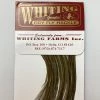 Whiting 100 Pack Dry Fly Hackle - Dark Olive - 12 2 Whiting 100 Pack Dry Fly Hackle - Dark Olive - 12