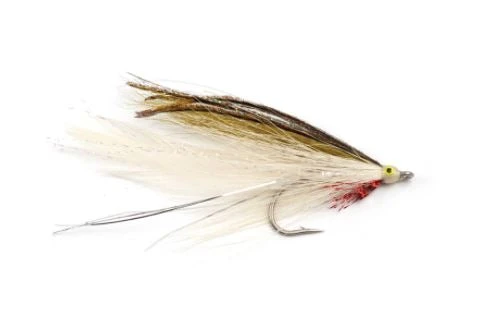 Fulling Mill Shop Flies Deceiver - Olive & White 3 Fulling Mill Shop Flies Deceiver - Olive & White
