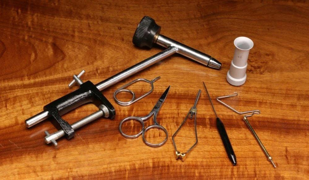 Hareline Fly Tying Material Kit With Economy Tools And Vise 4 Hareline Fly Tying Material Kit With Economy Tools And Vise