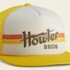 Howler Brothers Howler Bros Structured Snapback Hat - Howler Electric Stripe: Gold/Stone