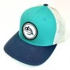 Captuer Fly Fish Food Logo Hat - Turquoise & Blue Hats 1 Captuer Fly Fish Food Logo Hat - Turquoise & Blue Hats