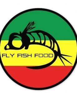 Fly Fish Food Sticker Clothing & Logo Gear