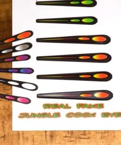 Hareline Real Fake Jungle Cock Eyes