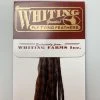 Whiting 100 Pack Dry Fly Hackle - Grizzly Dyed Coachman Brown - 18