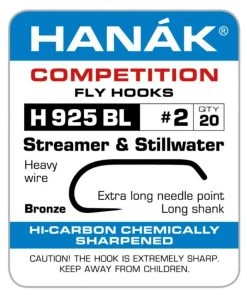 Nature's Spirit Hanak H 925 BL Streamer Stillwater Hook