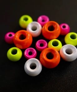 Hareline Plummeting Tungsten Beads - Neon Colors