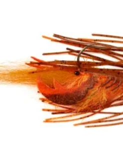 Fulling Mill Jiggy Craw - Orange Shop Flies