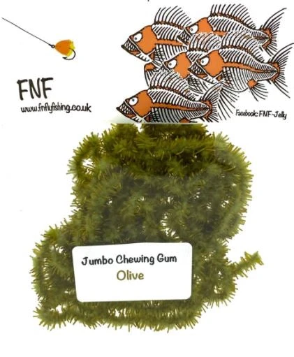 Nature's Spirit FNF Jumbo Chewing Gum Worm Chenille 12 Nature's Spirit FNF Jumbo Chewing Gum Worm Chenille