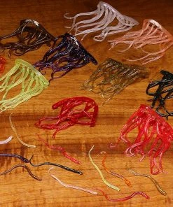 Hareline Mini Squiggle Worms Misc. Synthetics