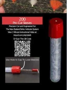 Alpine Indicators & Split Shot New Zealand Strike Indicator Pre-Cut Sleeves