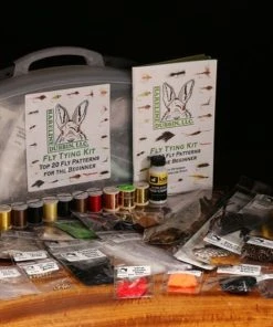 Hareline Fly Tying Material Kit With Premium Tools And Vise Tools & Vises