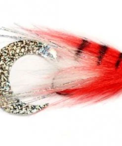 Fulling Mill Paolo's Wiggle Tail - White & Red Shop Flies