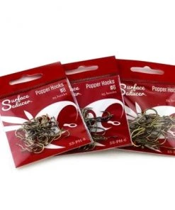 Hareline Hooks & Shanks Surface Seducer Popper Hooks