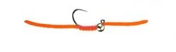 MFC Jig San Juan Worm - Fl. Fire Orange Dirty Flies & Worms