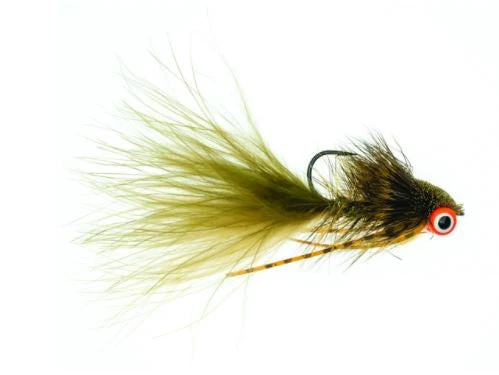 Umpqua Mena's Slider Bugger - Olive/Ginger 3 Umpqua Mena's Slider Bugger - Olive/Ginger