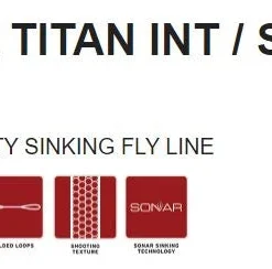 Scientific Anglers Sonar Titan Intermediate/Sink 3/Sink 5 Fly Line 8 Scientific Anglers Sonar Titan Intermediate/Sink 3/Sink 5 Fly Line