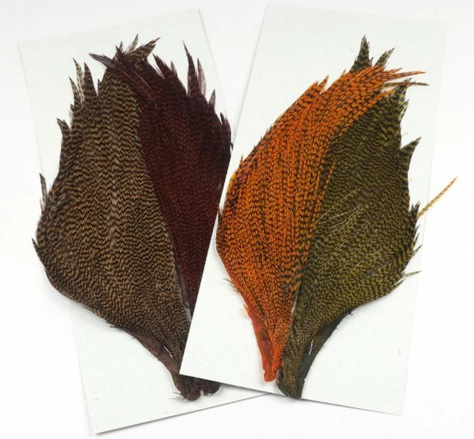 Hareline Feathers & Marabou Trout Streamer Dyed Grizzly Starter Cape 4 Pack 3 Hareline Feathers & Marabou Trout Streamer Dyed Grizzly Starter Cape 4 Pack
