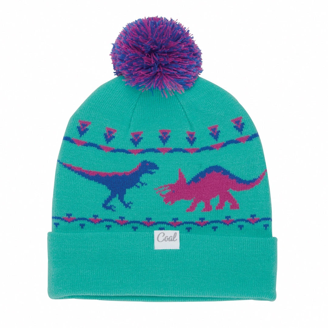 Coal The Dinosaur Graphic Pom Beanie 3 Coal The Dinosaur Graphic Pom Beanie